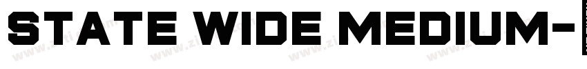 State Wide Medium字体转换